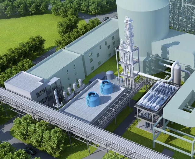 亞洲首個燃煤電廠碳捕集測試平臺項(xiàng)目開工了！