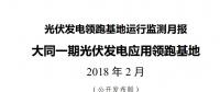 大同一期光伏發(fā)電領(lǐng)跑基地運行監(jiān)測月報發(fā)布 各大企業(yè)表現(xiàn)如何？