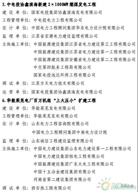 7個風電工程獲獎！2018中國電力優(yōu)質(zhì)工程評審結(jié)果名單出爐！（附詳細名單）