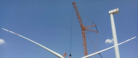 陸上風(fēng)電重器：三一重能第一臺(tái)3.4MW風(fēng)電機(jī)組順利完成吊裝！