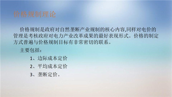 我國(guó)電力價(jià)格規(guī)制現(xiàn)狀、存在的問(wèn)題及原因分析