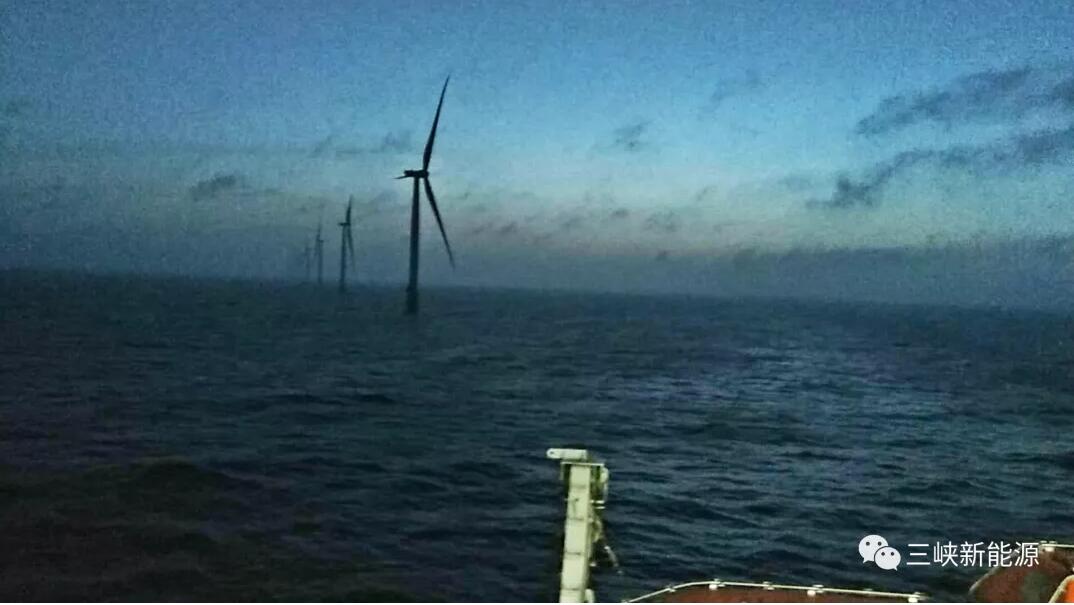 三峽新能源江蘇海上風電項目成功應(yīng)對臺風“摩羯”