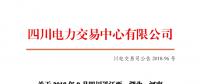 四川2018年9月四川送江西、湖北、河南月內(nèi)省間外送交易結果