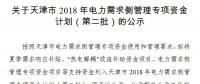 1917萬元！天津公示2018年電力需求側(cè)管理專項資金計劃（第二批）