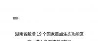 湖南省發(fā)布《湖南省新增19個國家重點生態(tài)功能區(qū)產(chǎn)業(yè)準入負面清單(試行)》對水力發(fā)電、風力發(fā)電、太陽能發(fā)電等嚴格管控